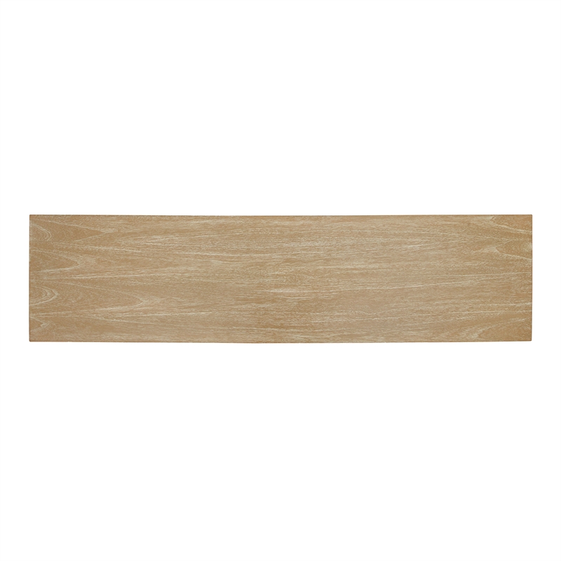 NPD Furniture Chantilly 4-Door Wood Buffet in Brushed Sand