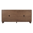 NPD Furniture Harlyn 4-Door Wood Buffet in Walnut