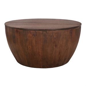 NPD Furniture Sloane Wood Coffee Table in Walnut