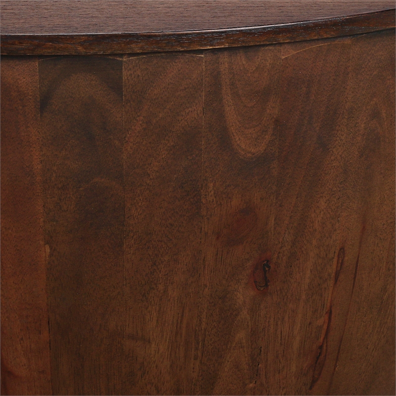 NPD Furniture Sloane Wood Coffee Table in Walnut