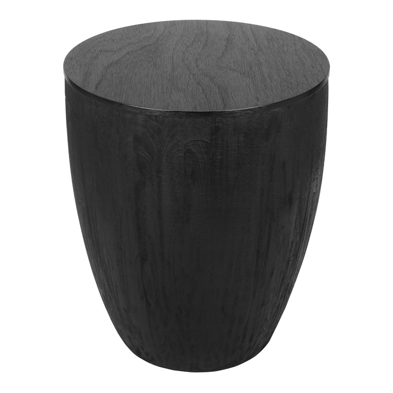 NPD Furniture Sloane Wood Accent Table in Black