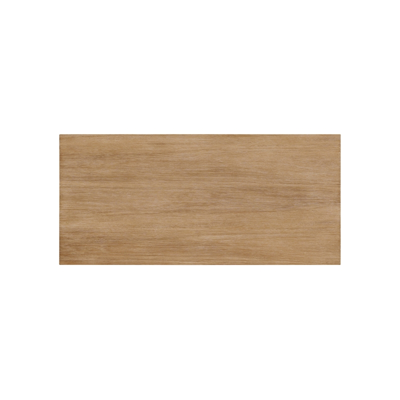NPD Furniture Zerano Wood Accent Table in Brushed Smoke