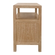 NPD Furniture Terrena 2in Wood Drawer Accent Table in Brushed Sand