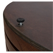 NPD Furniture Corvin Wood Coffee Table in Walnut
