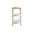 NPD Furniture Lester Wood Console Table in Weathered Sand