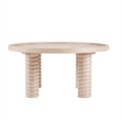NPD Furniture Crellin Wood Coffee Table in Weathered Sand