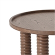 NPD Furniture Crellin Wood Coffee Table in Walnut