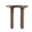 NPD Furniture Crellin Wood Accent Table in Walnut