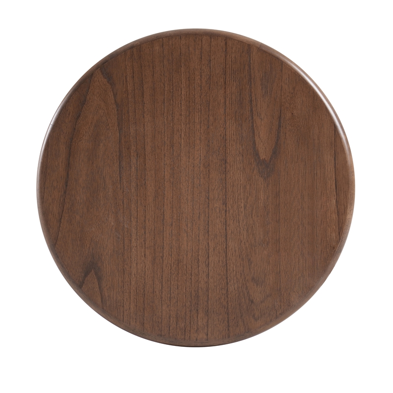 NPD Furniture Ensley Wood Accent Table in Walnut