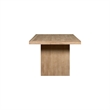 NPD Furniture Zerano Wood Dining Table - 84