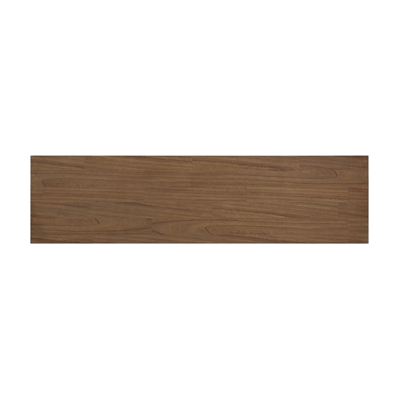 NPD Furniture - Kingston Herringbone 4-Door Sideboard - Hazelnut Brown Wood