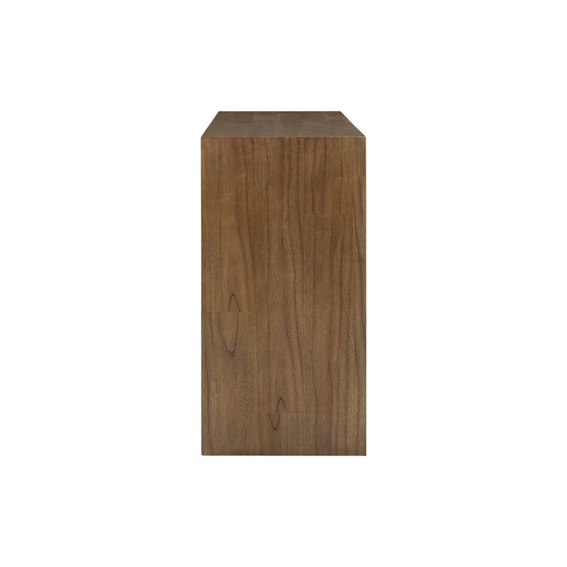 Kingston Herringbone 6-Drawer Dresser - Hazelnut Brown - Wood