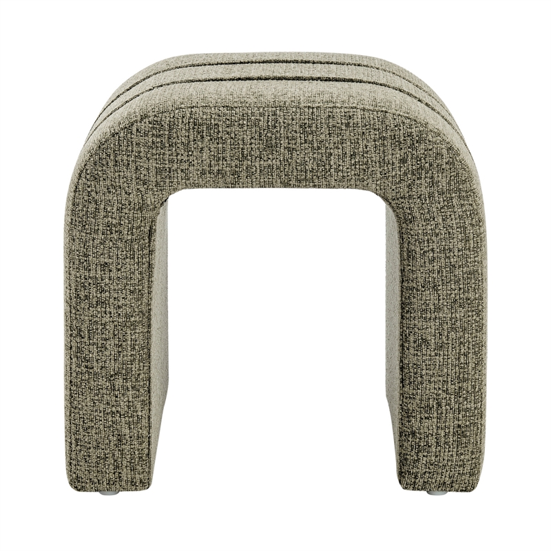 NPD Furniture - Rivo Ottoman - Nara Olive Chenille - Engineered Wood