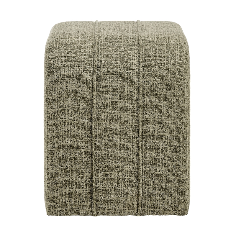 NPD Furniture - Rivo Ottoman - Nara Olive Chenille - Engineered Wood