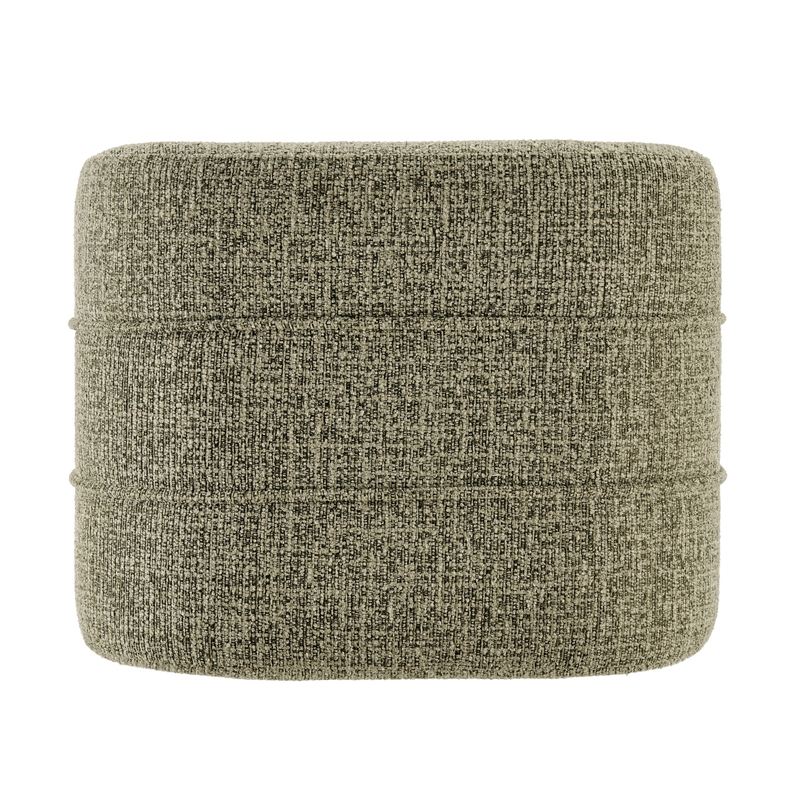 NPD Furniture - Rivo Ottoman - Nara Olive Chenille - Engineered Wood
