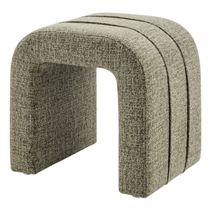 NPD Furniture - Rivo Ottoman - Nara Olive Chenille - Engineered Wood