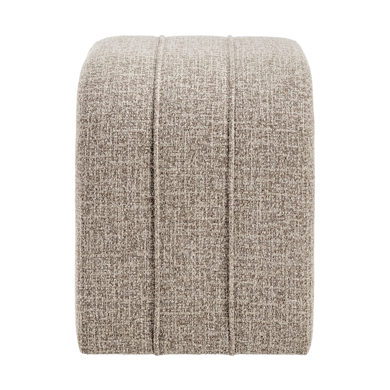 NPD Furniture - Rivo Ottoman - Nara Sand Chenille - Engineered Wood