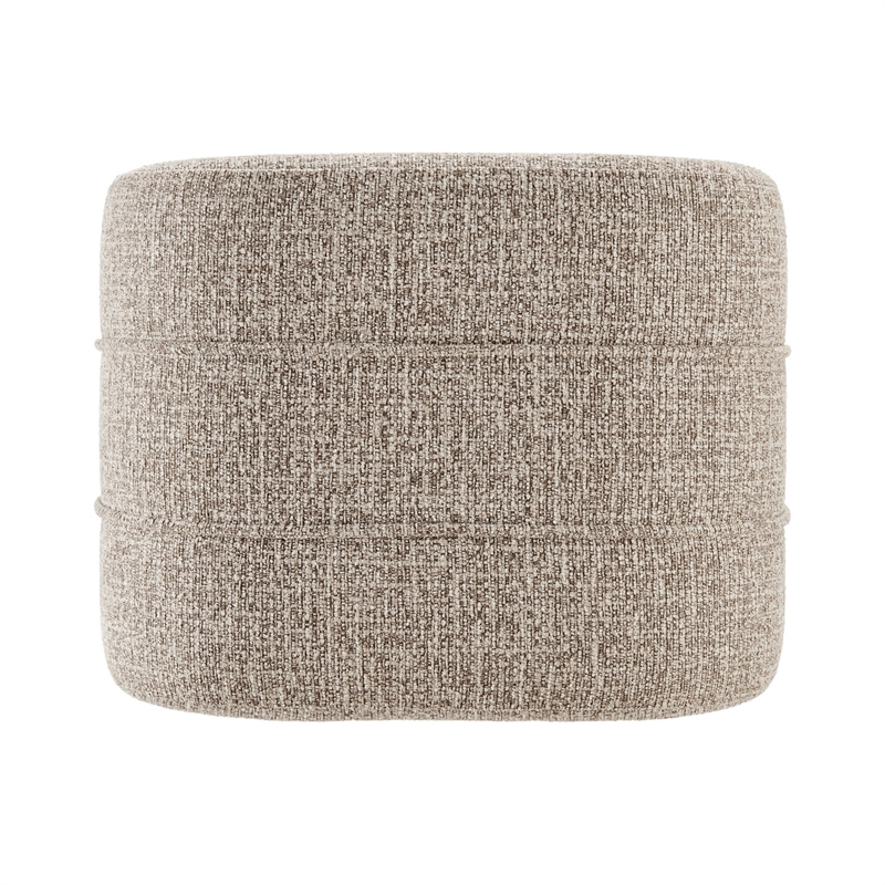 NPD Furniture - Rivo Ottoman - Nara Sand Chenille - Engineered Wood