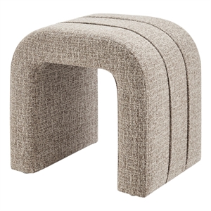 NPD Furniture - Rivo Ottoman - Nara Sand Chenille - Engineered Wood