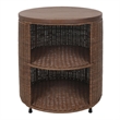 NPD Furniture - Zayn Accent Table - Cane Brown Rattan Base - Coastal