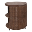 NPD Furniture - Zayn Accent Table - Cane Brown Rattan Base - Coastal