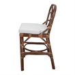 NPD Furniture - Eira Rattan Counter Stool - White - Cane Brown Rattan