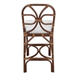 NPD Furniture - Eira Rattan Counter Stool - White - Cane Brown Rattan