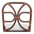 NPD Furniture - Eira Rattan Counter Stool - White - Cane Brown Rattan