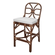 NPD Furniture - Eira Rattan Counter Stool - White - Cane Brown Rattan