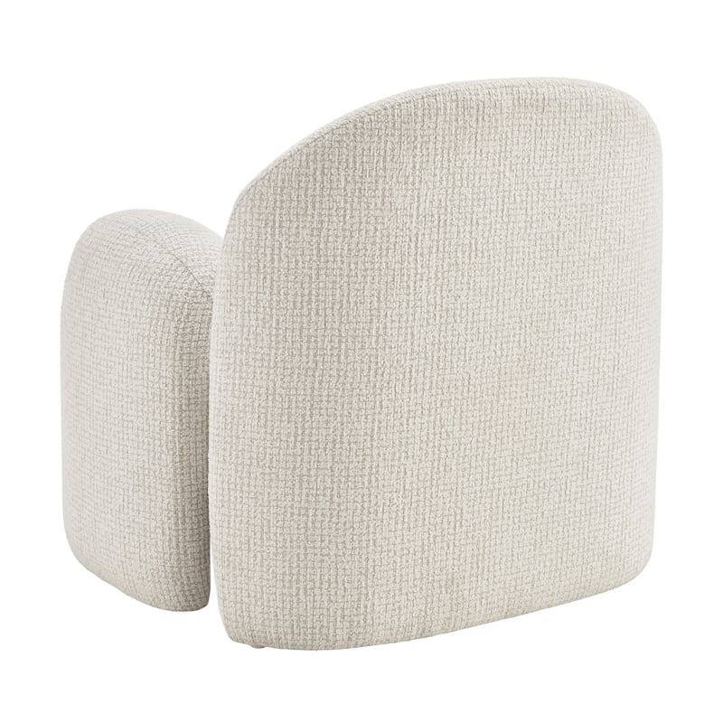 NPD Furniture - Virelle Accent Chair - Mila Ivory - Engineered Wood