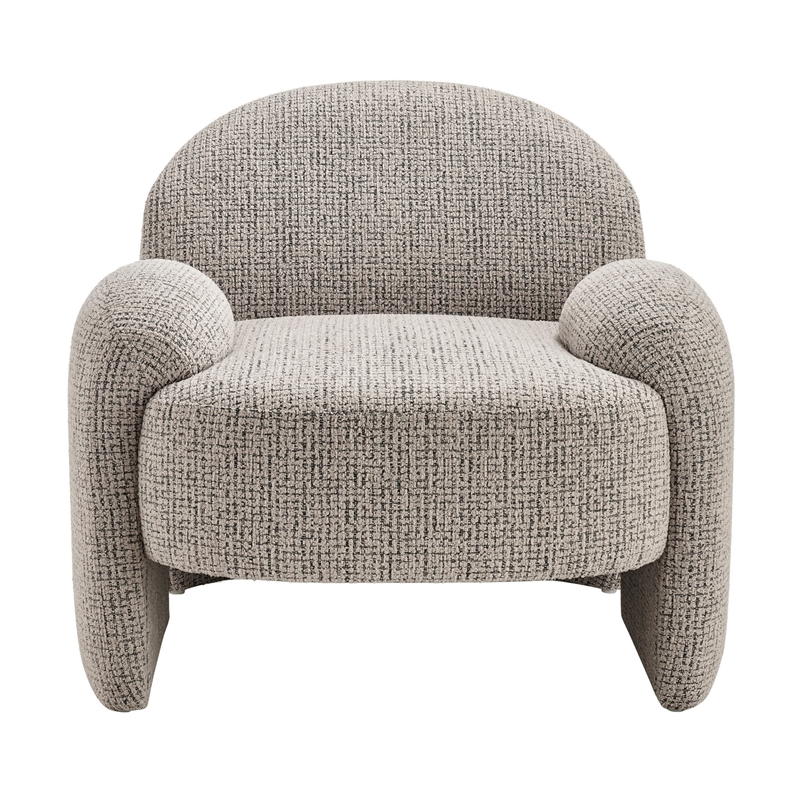 NPD Furniture - Virelle Accent Chair - Mila Taupe - Engineered Wood