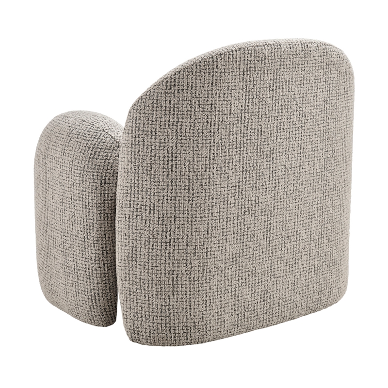 NPD Furniture - Virelle Accent Chair - Mila Taupe - Engineered Wood
