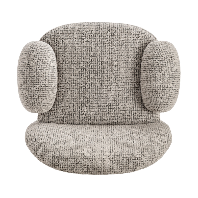 NPD Furniture - Virelle Accent Chair - Mila Taupe - Engineered Wood