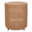 NPD Furniture - Zayn Accent Table - Honey Rattan Base - Wood Top