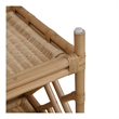 NPD Furniture - Sorea Console - Natural Wheat Rattan Base - Wood Top