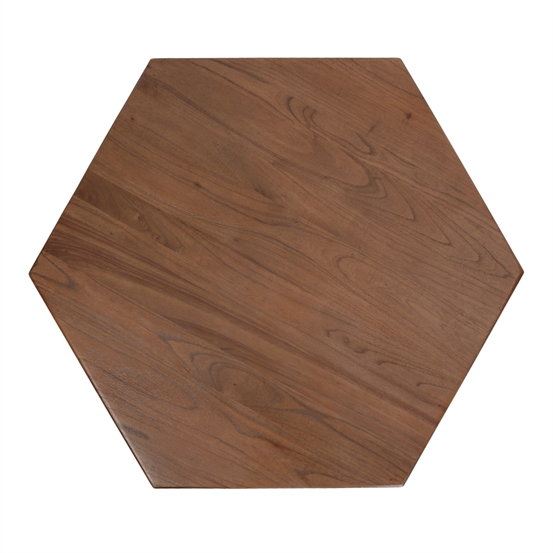 NPD Furniture - Kano Coffee Table - Cane Brown Rattan Base - Wood Top