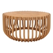 NPD Furniture - Bexa Coffee Table - Honey Rattan Base - Natural