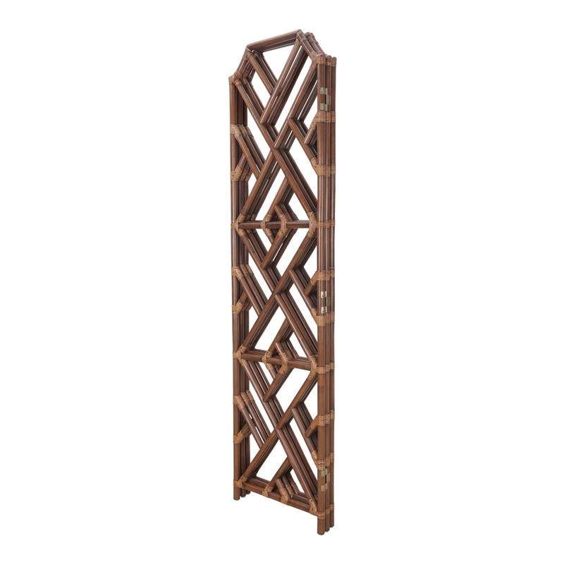 NPD Furniture - Kara Rattan Room Divider - Cane Brown - Rattan