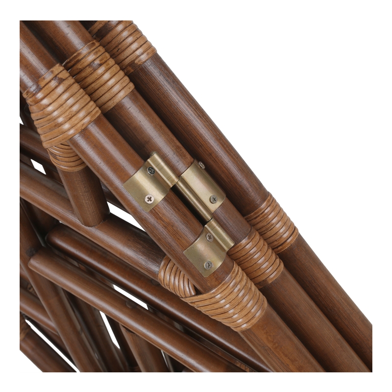 NPD Furniture - Kara Rattan Room Divider - Cane Brown - Rattan