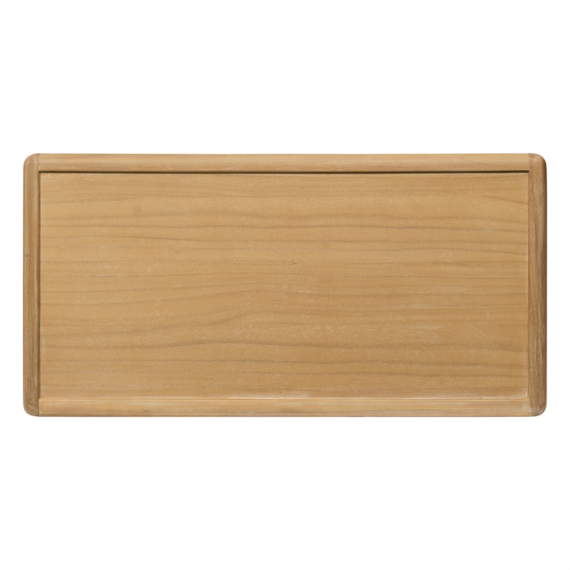 Rosette 5-Drawer Dresser - Light Natural - Acacia - Bedroom Furniture
