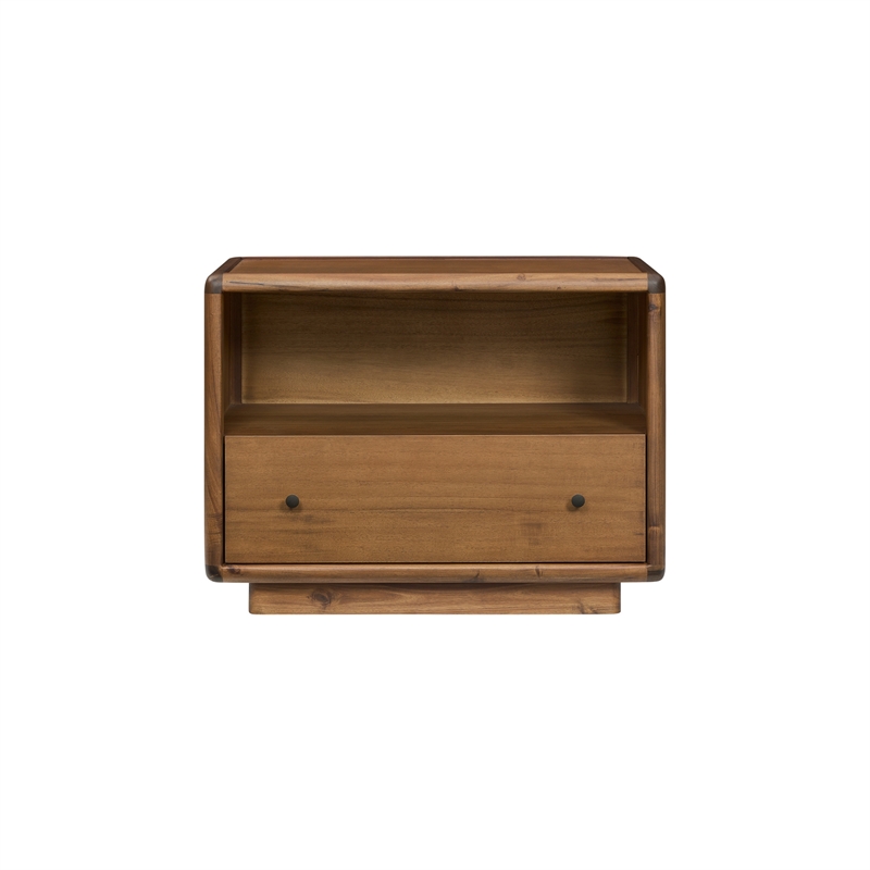 NPD Furniture - Rosette Accent Table - Hazelnut Brown - 32