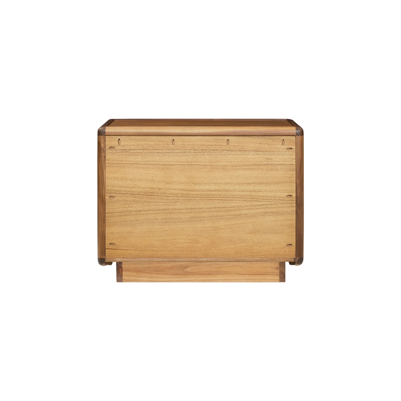 NPD Furniture - Rosette Accent Table - Hazelnut Brown - 32