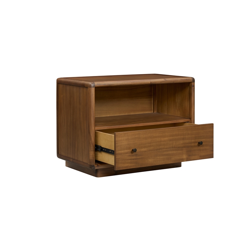 NPD Furniture - Rosette Accent Table - Hazelnut Brown - 32