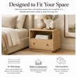 NPD Furniture - Rosette Accent Table - Light Natural - 32