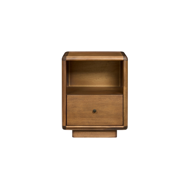 NPD Furniture - Rosette Accent Table - Hazelnut Brown - 19