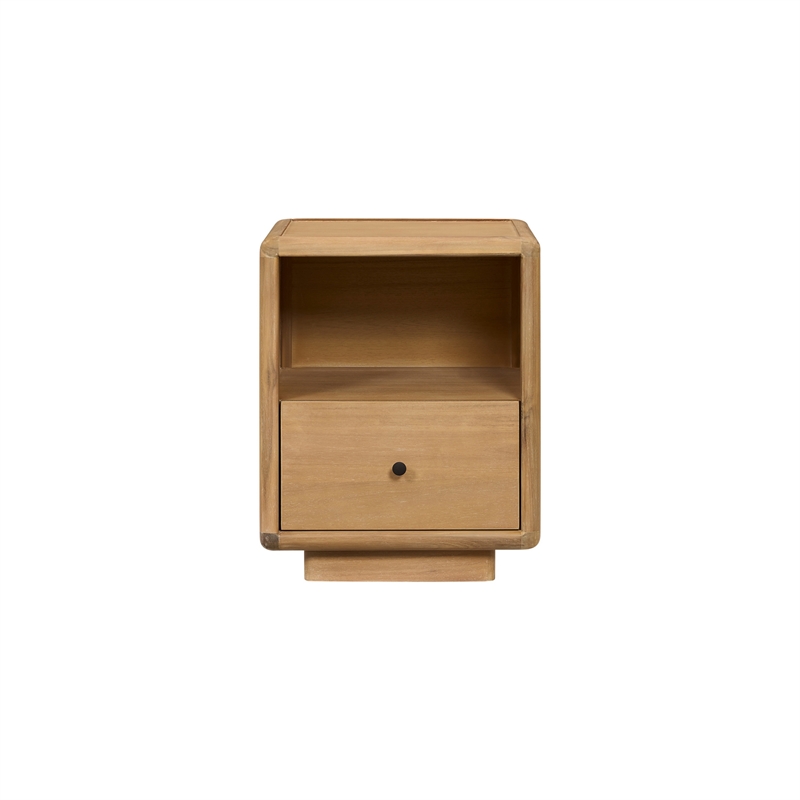 NPD Furniture - Rosette Accent Table - Light Natural - Solid Wood