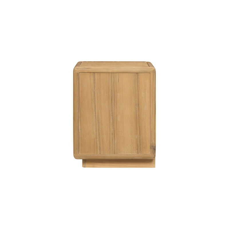 NPD Furniture - Rosette Accent Table - Light Natural - Solid Wood