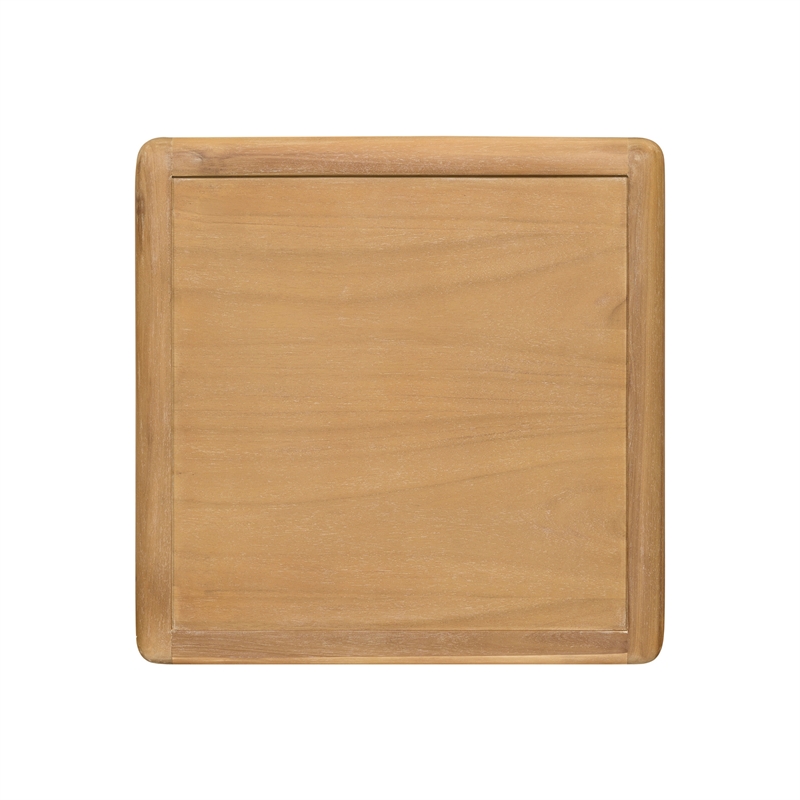 NPD Furniture - Rosette Accent Table - Light Natural - Solid Wood