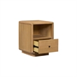 NPD Furniture - Rosette Accent Table - Light Natural - Solid Wood