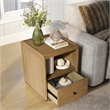 NPD Furniture - Rosette Accent Table - Light Natural - Solid Wood